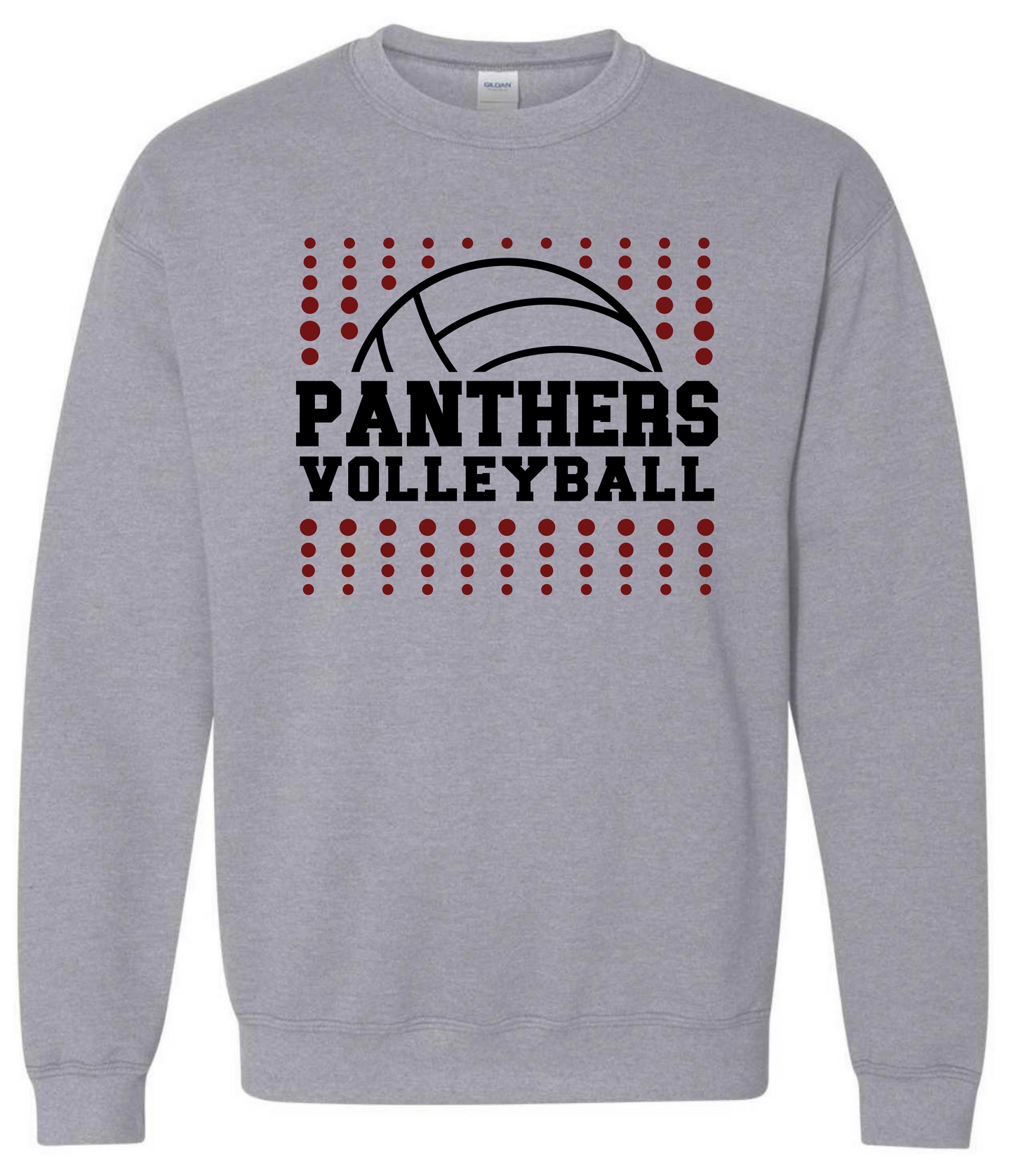 Panthers Volleyball Dot Sweatshirt