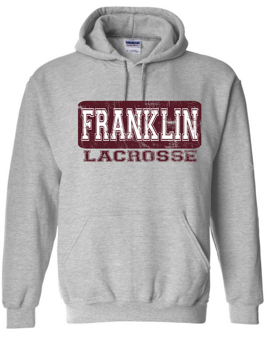 Distressed Franklin Lacrosse Hoodie