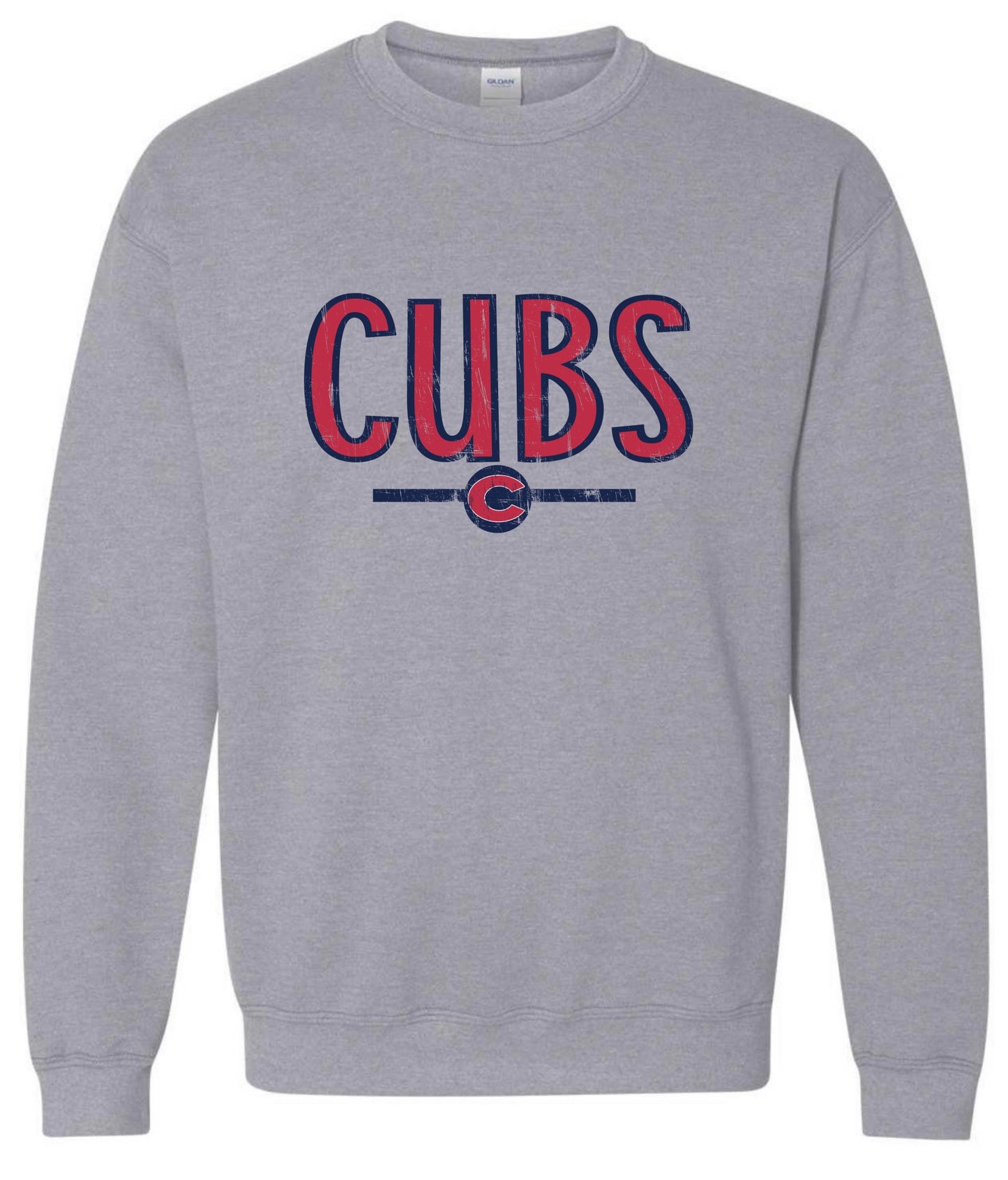 Distressed Cubs Sweatshirt