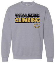 Load image into Gallery viewer, Cougar Nation Climbing Sweatshirt
