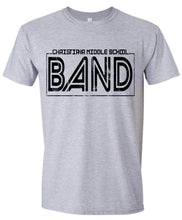 Load image into Gallery viewer, Christiana Middle School Band Distressed Tshirt
