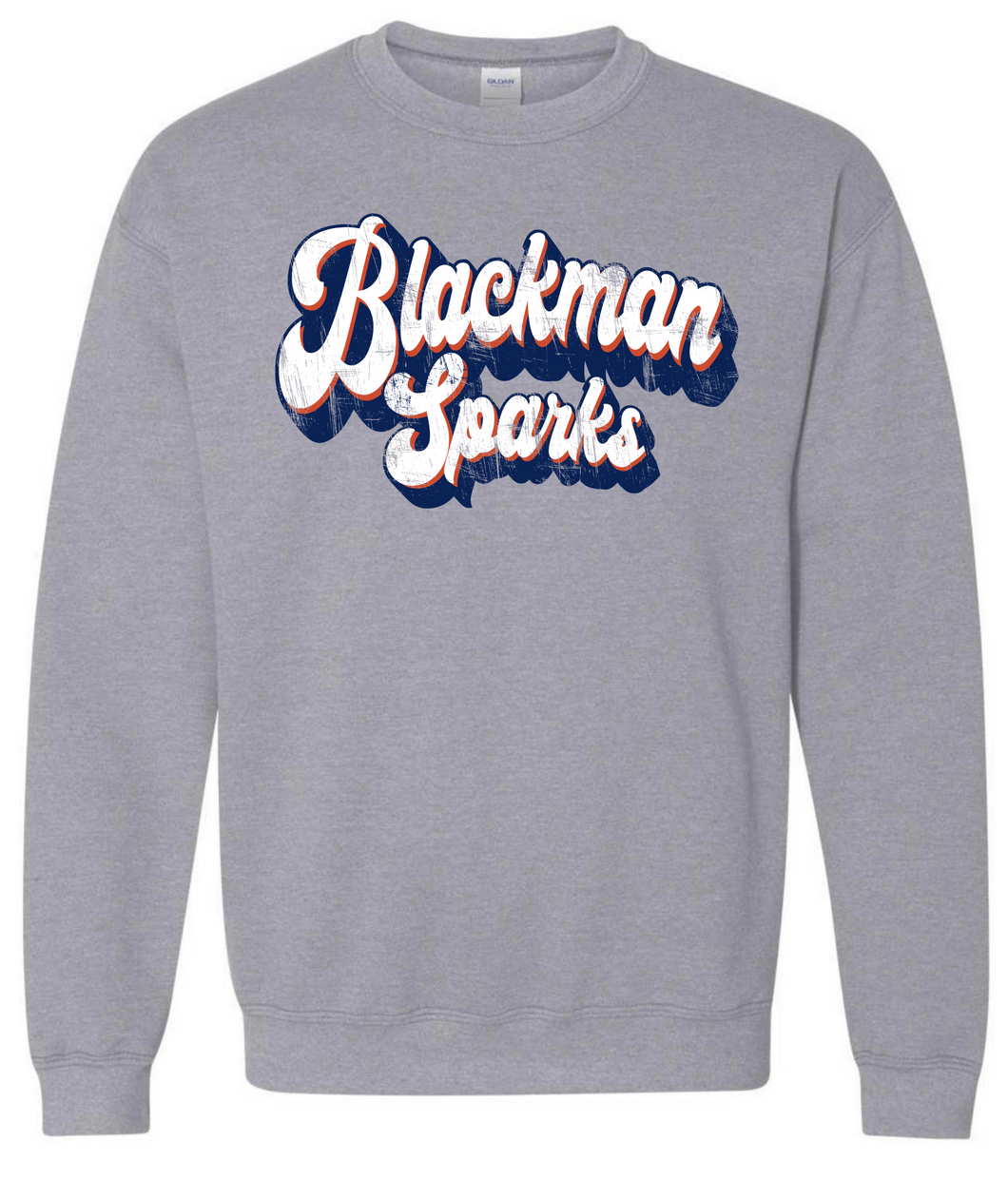 Distressed Blackman Sparks Sweatshirt