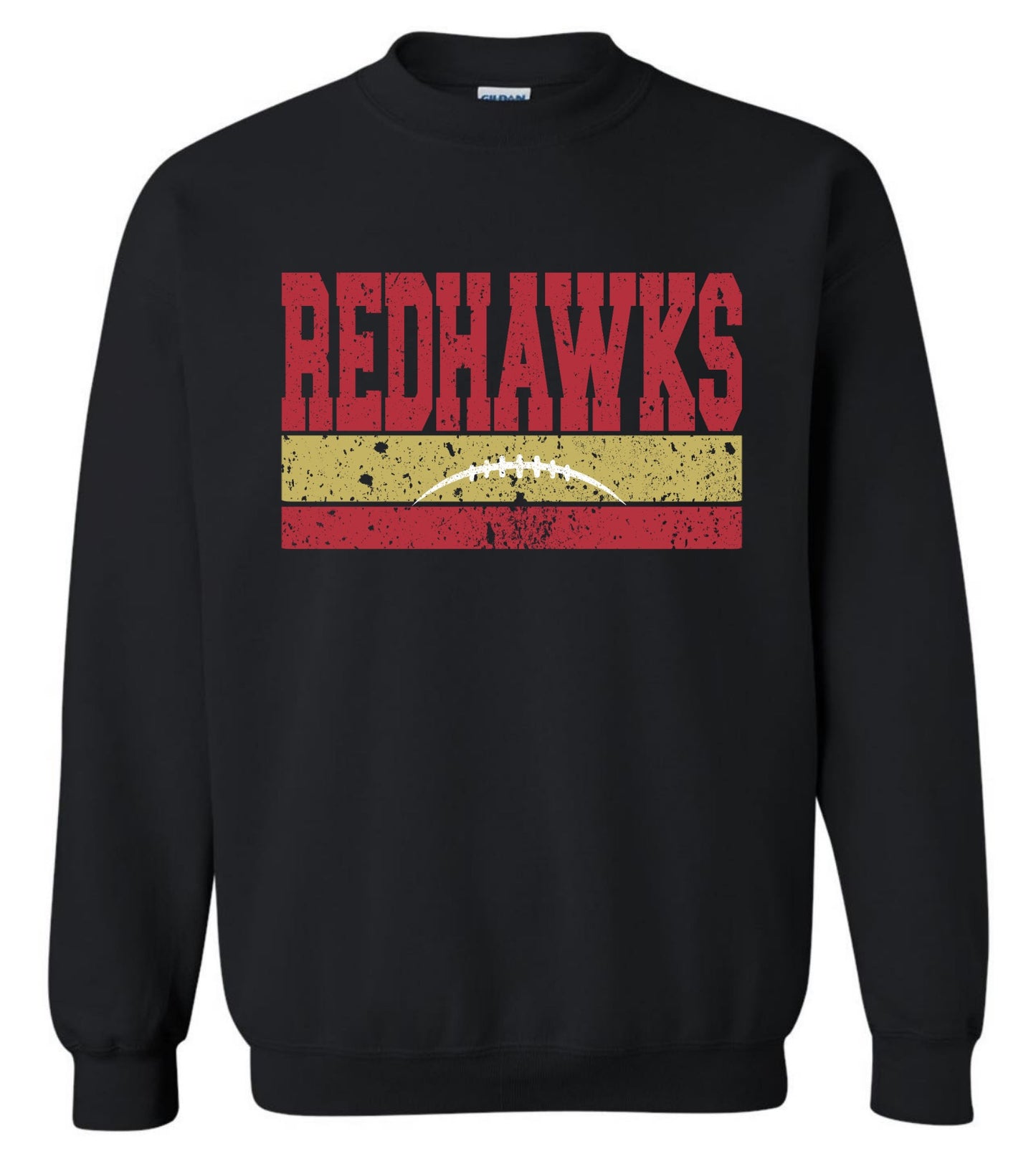 Redhawks Varsity Line Football Sweatshirt