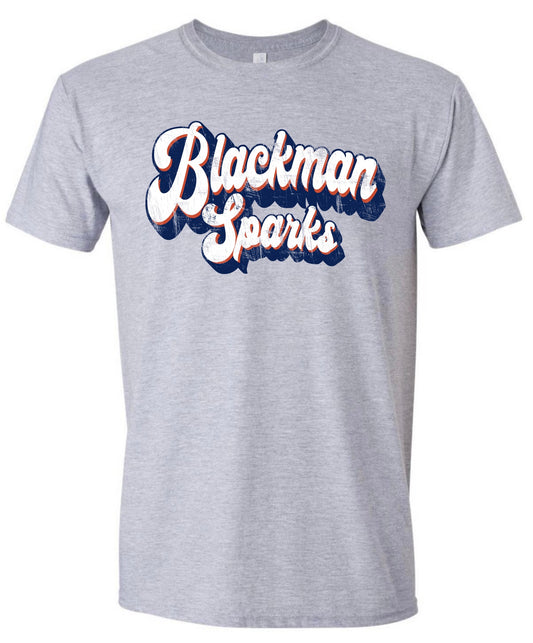 Distressed Blackman Sparks Tshirt