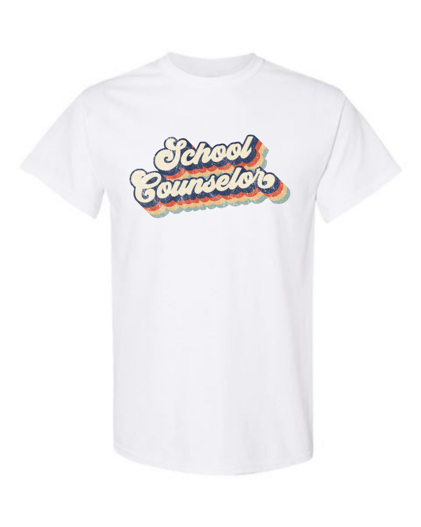 Retro School Counselor Tshirt