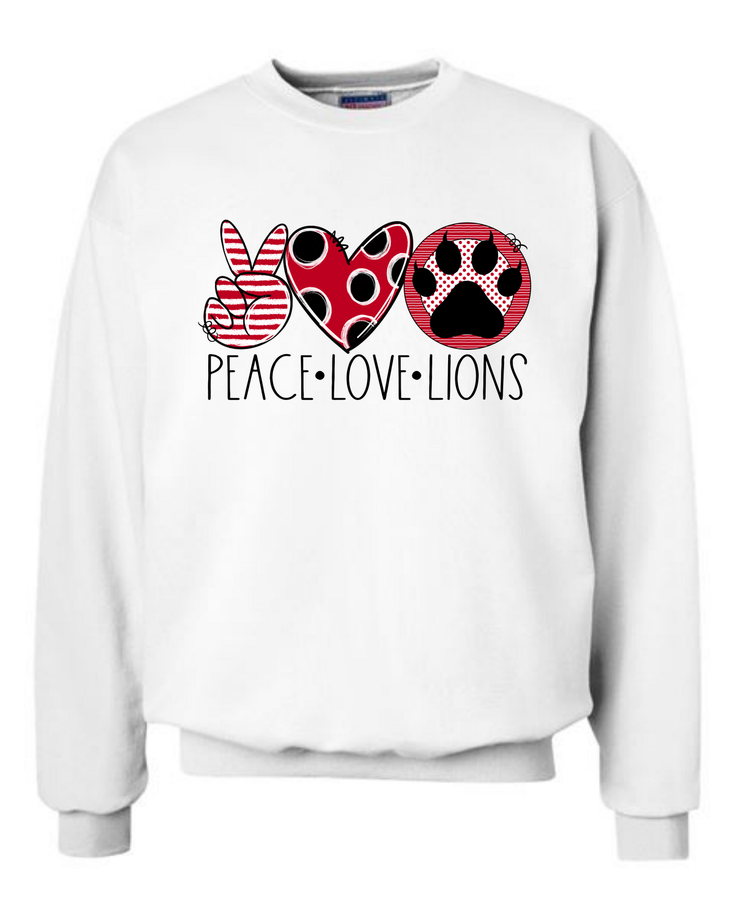 Peace Love Lions Sweatshirt
