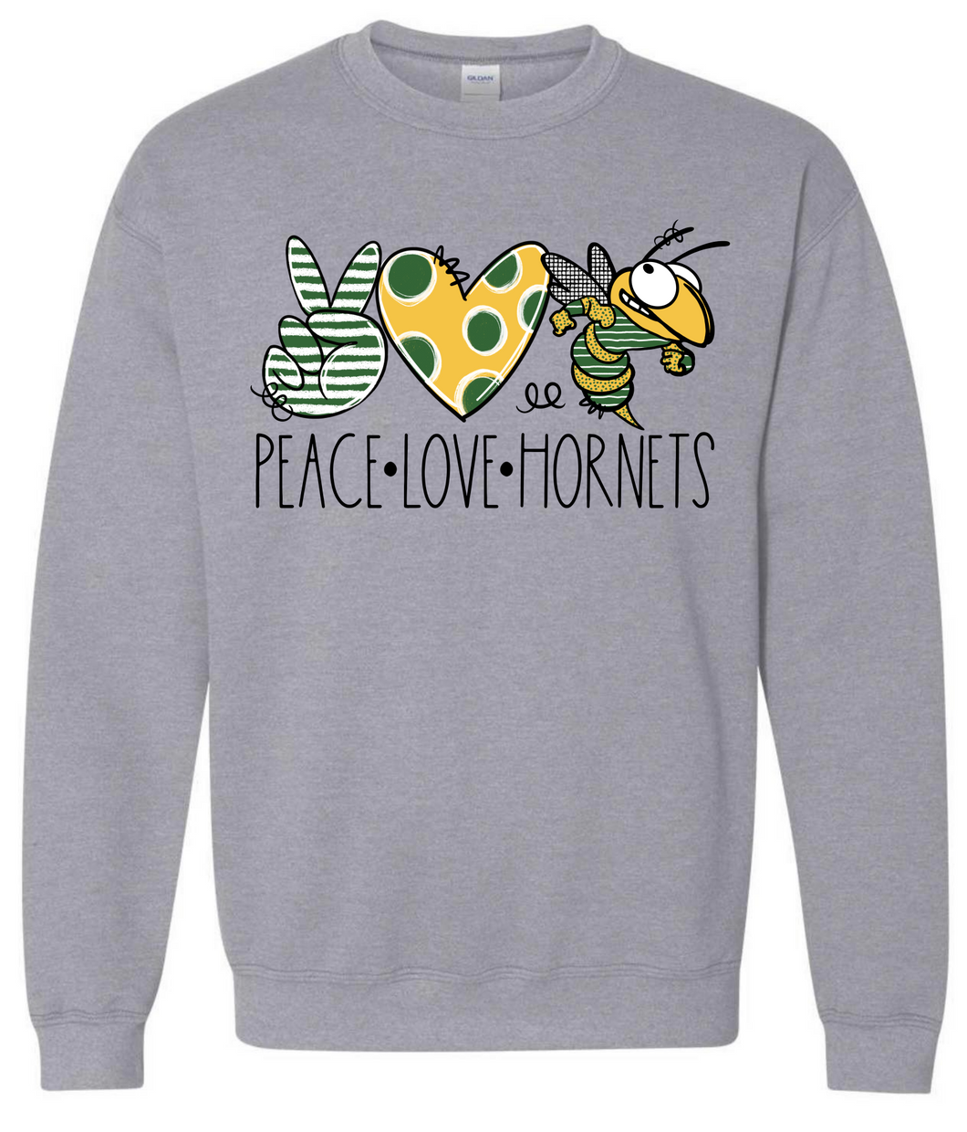 Peace Love Hornets Sweatshirt