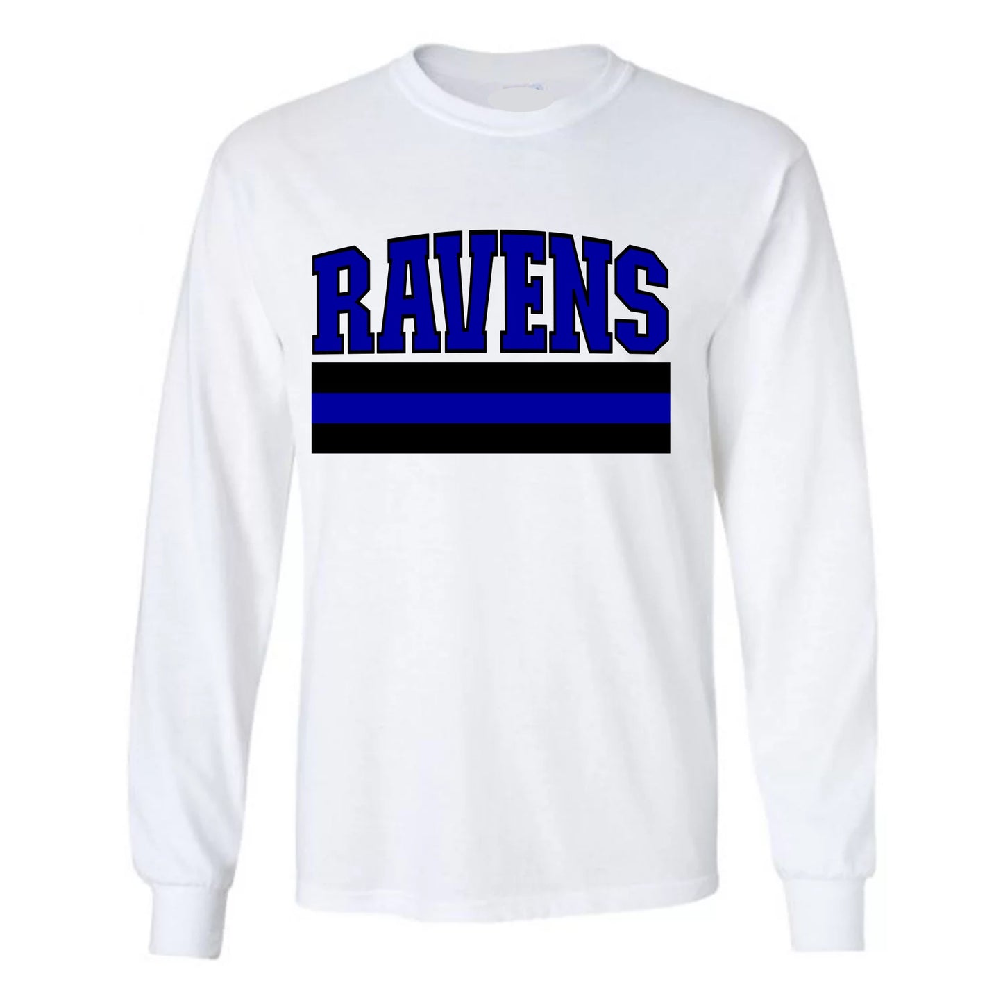 Ravens Varsity Stripe Longsleeve Tshirt