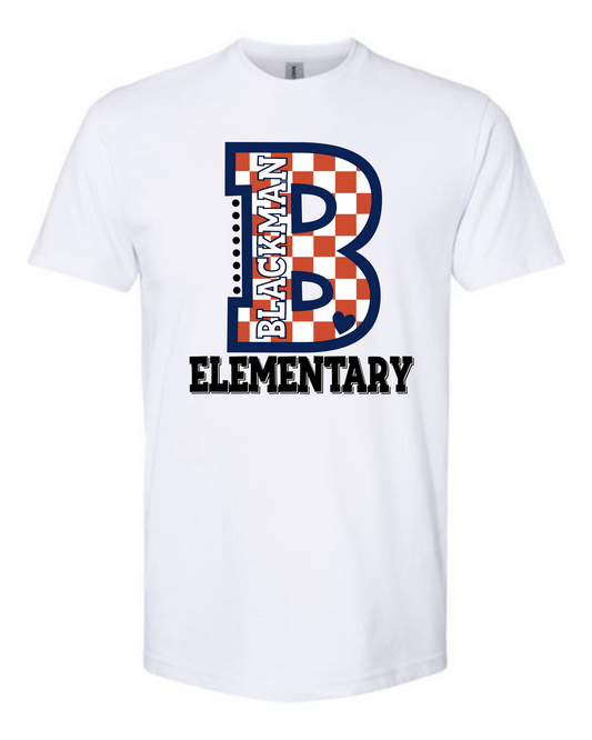 Blackman Elementary Checkerboard Tshirt