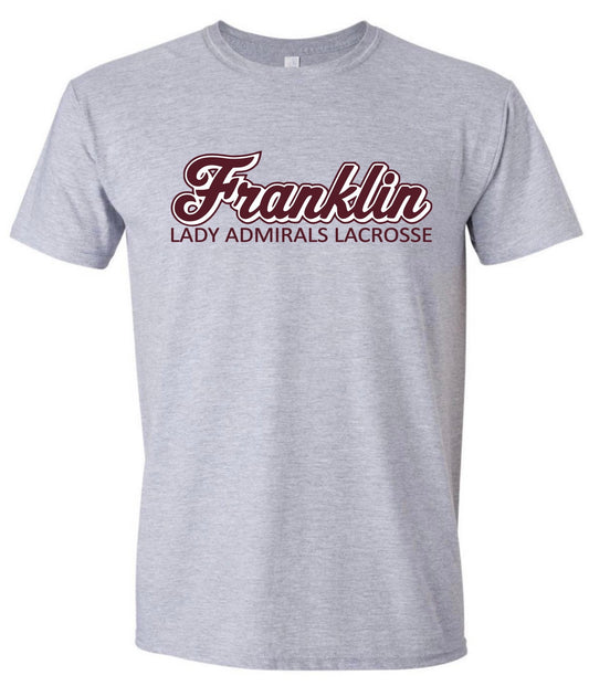 Franklin Lady Admirals Lacrosse Tshirt