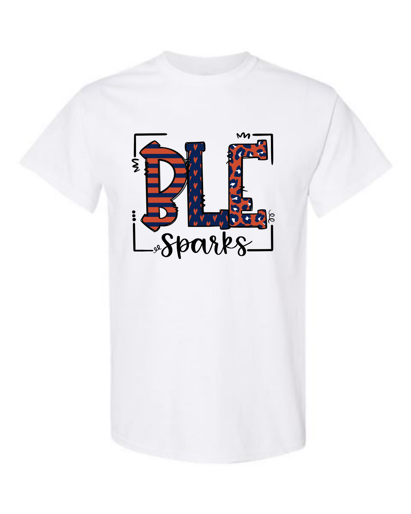 BLE Sparks Doodle Design Tshirt