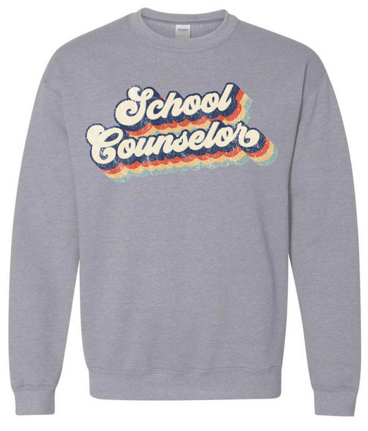 Retro School Counselor Sweatshirt