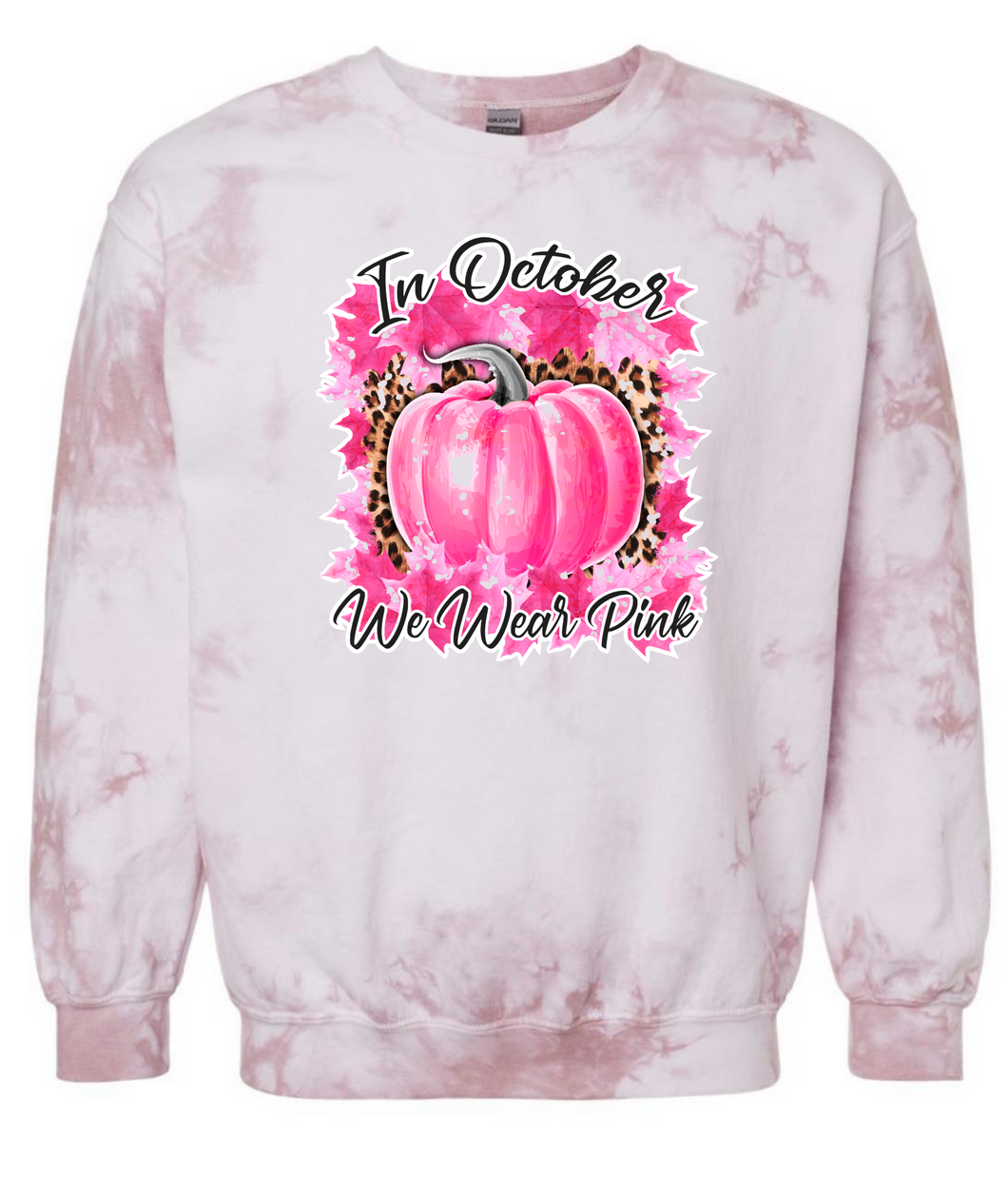 **Limited Edition** Pink Pumpkin Tie Dye Shirt