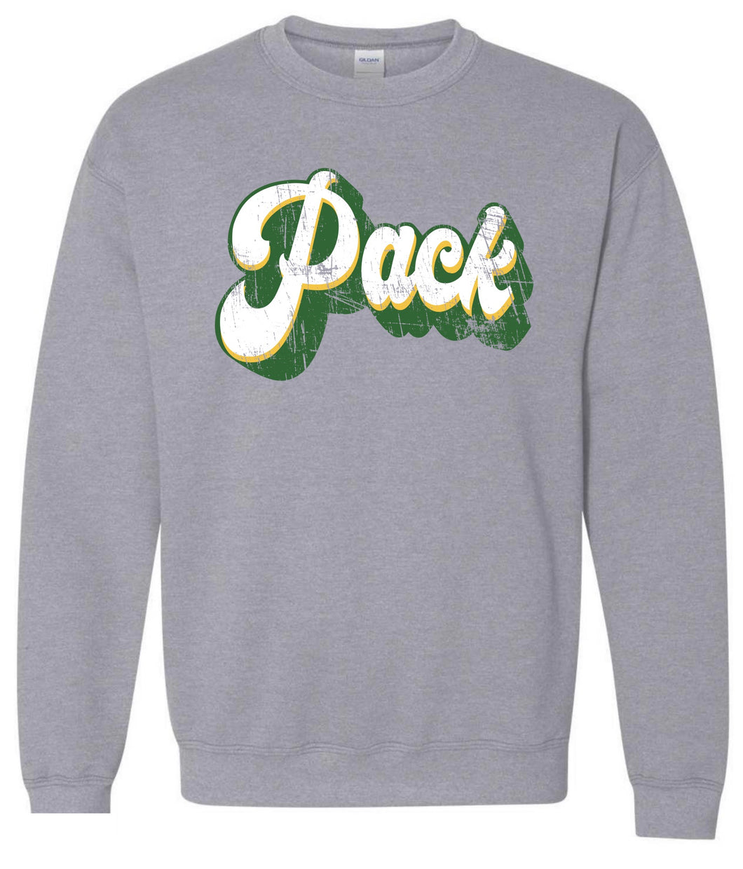 Pack Distressed Retro Sweatshirt