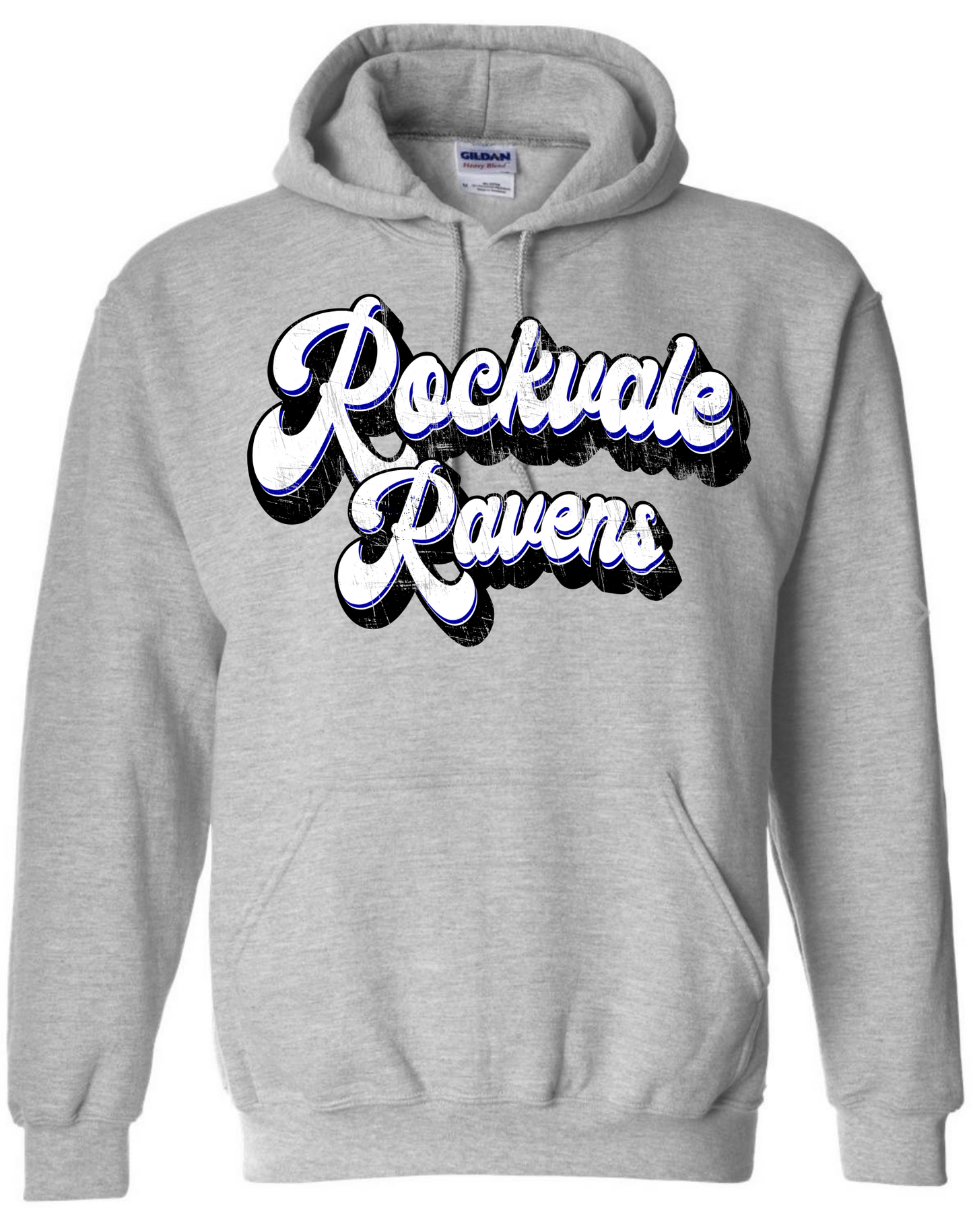 Distressed Rockvale Ravens Hoodie