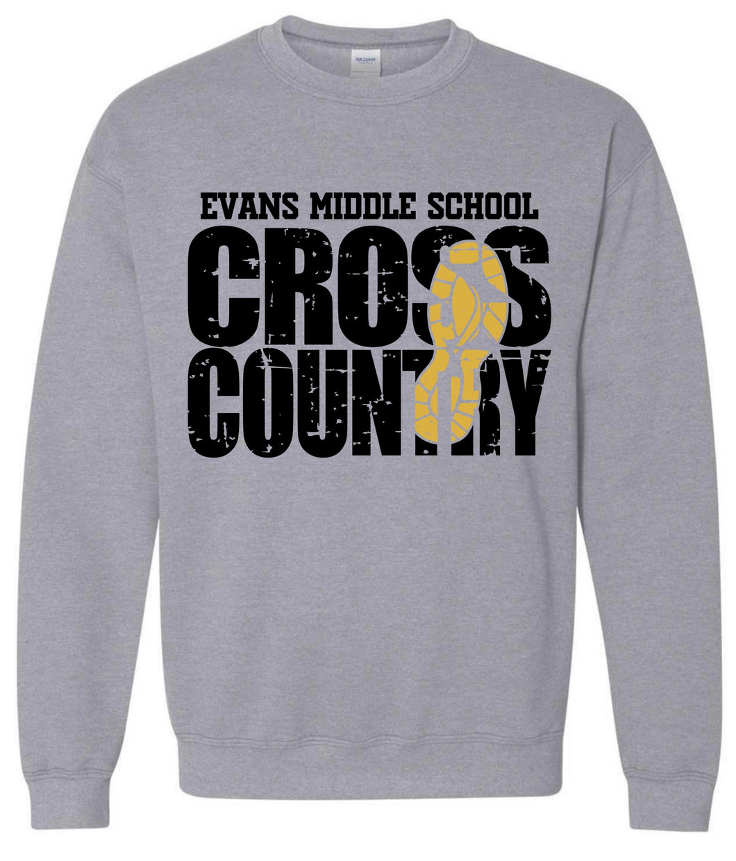 Evans Middle School Cross Country Sweatshirt