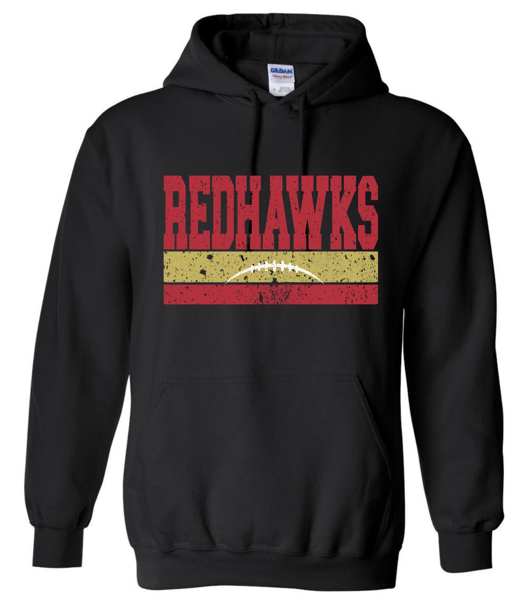 Redhawks Varsity Line Football Hoodie