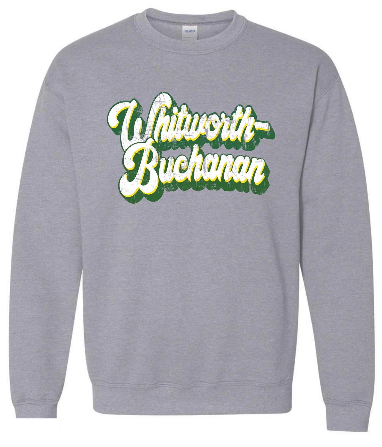 Whitworth-Buchanan Distressed Retro Sweatshirt