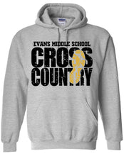 Load image into Gallery viewer, Evans Middle School Cross Country Hoodie
