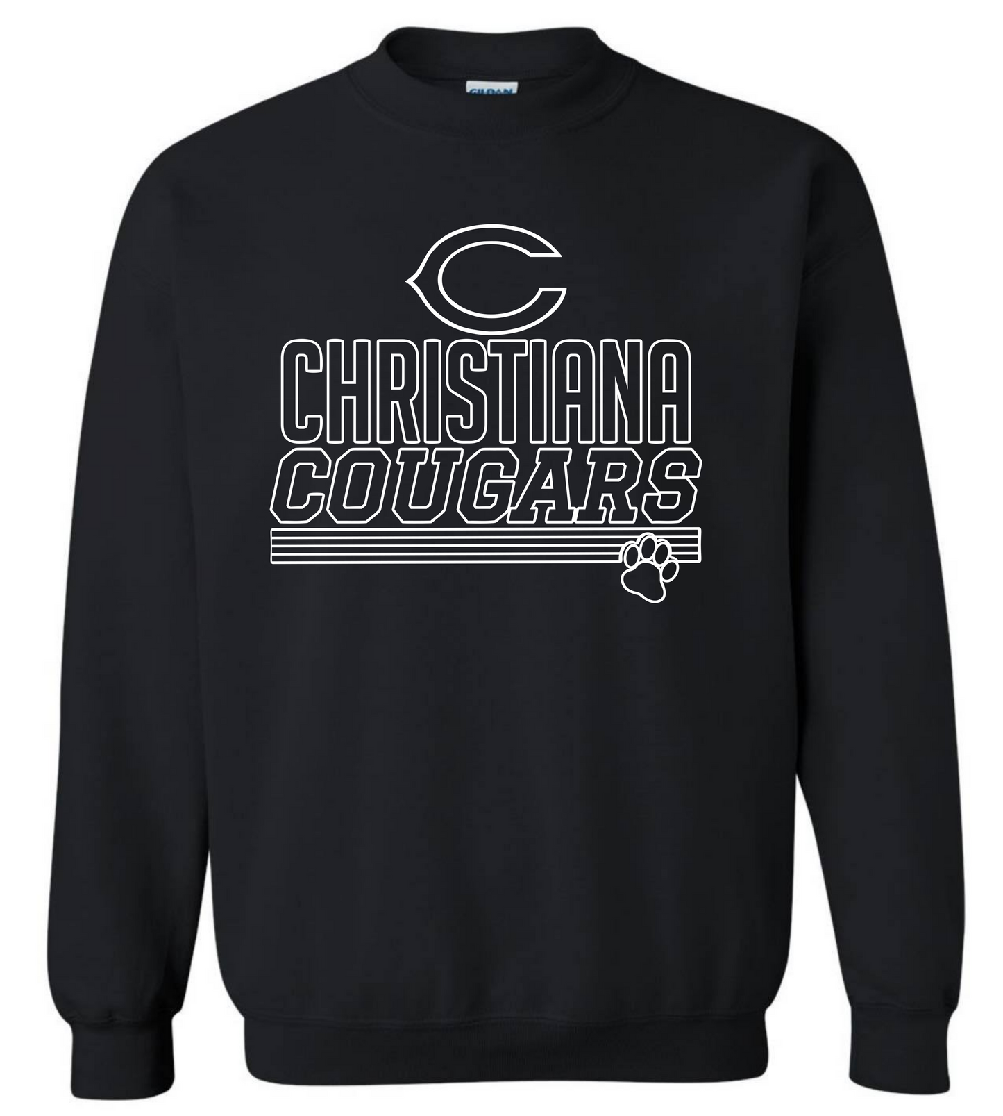 Christiana Cougars Paw Sweatshirt