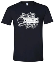 Load image into Gallery viewer, Cougars Band Instruments Tshirt
