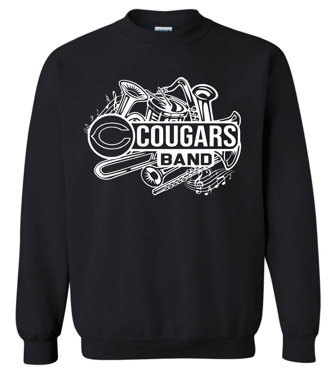 Cougars Band Instrument Sweatshirt