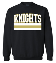 Load image into Gallery viewer, Knights Varsity Lines Sweatshirt
