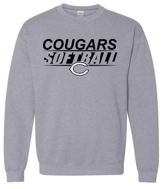 Cougars Hidden Softball Sweatshirt