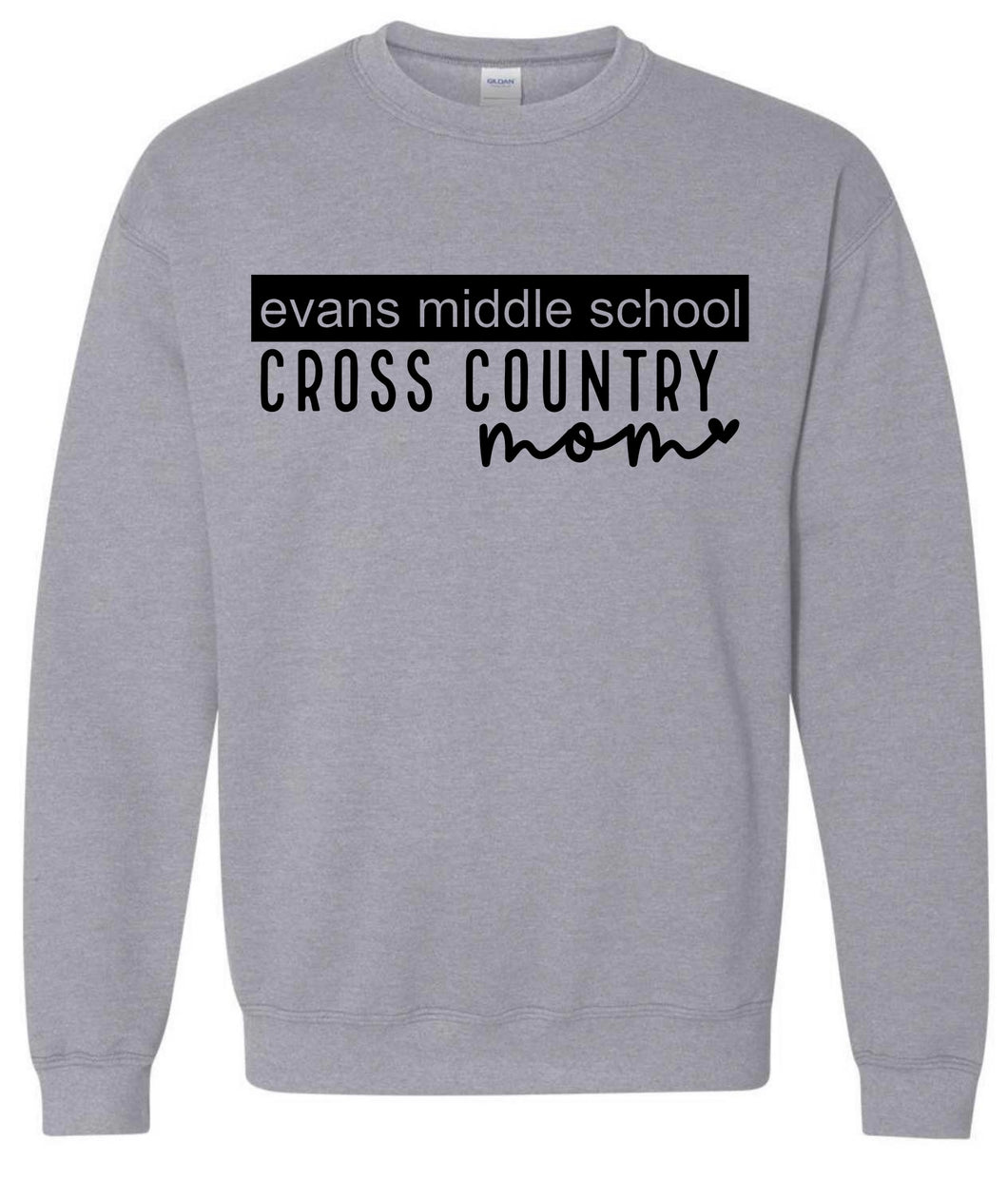 Evans Middle Cross Country Mom Sweatshirt