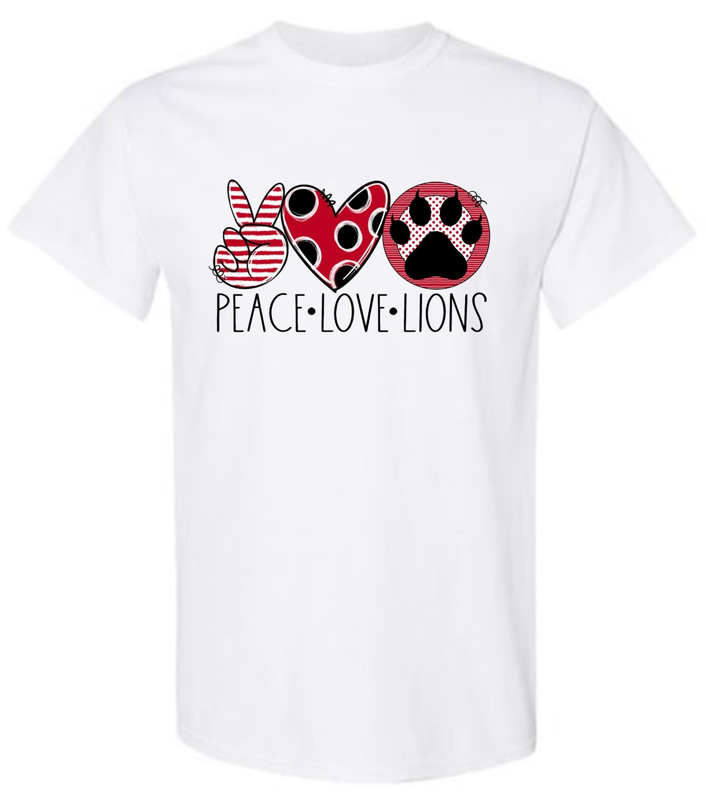 Peace Love Lions Tshirt