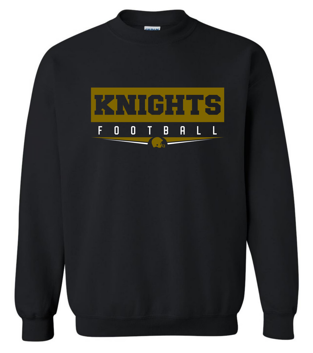 Knights Football Sweatshirt Gold