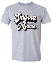 Load image into Gallery viewer, Smyrna Middle Distressed Retro Tshirt
