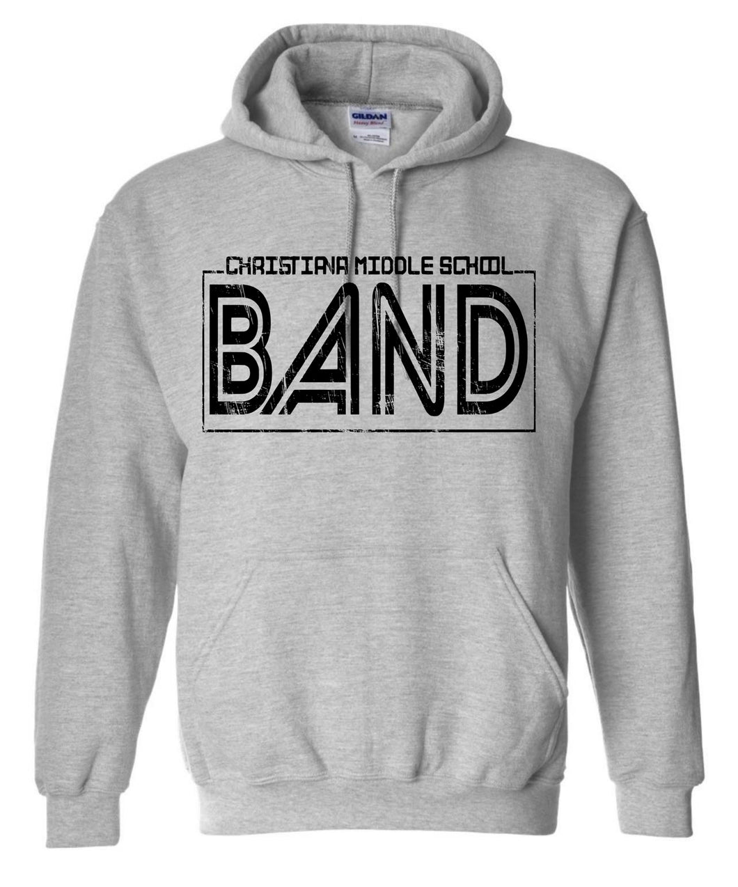 Christiana Middle School Distressed Band Hoodie