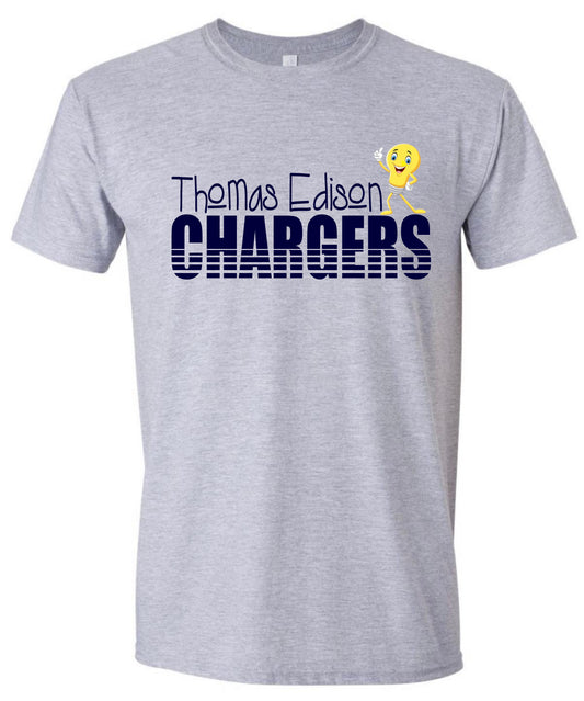 Thomas Edison Split Chargers Tshirt