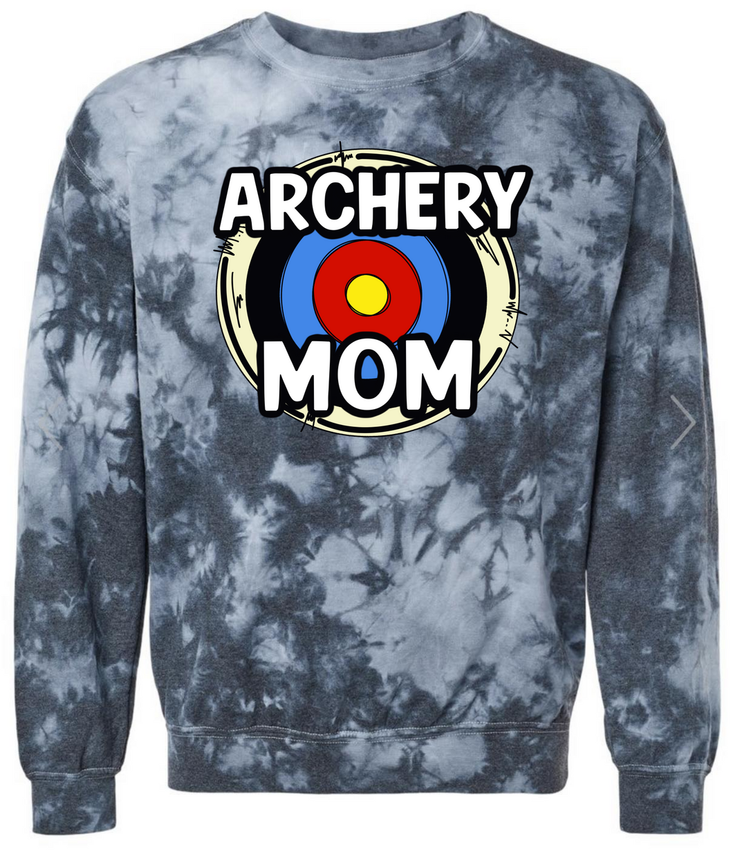 Archery Mom Tie Dye Sweatshirt