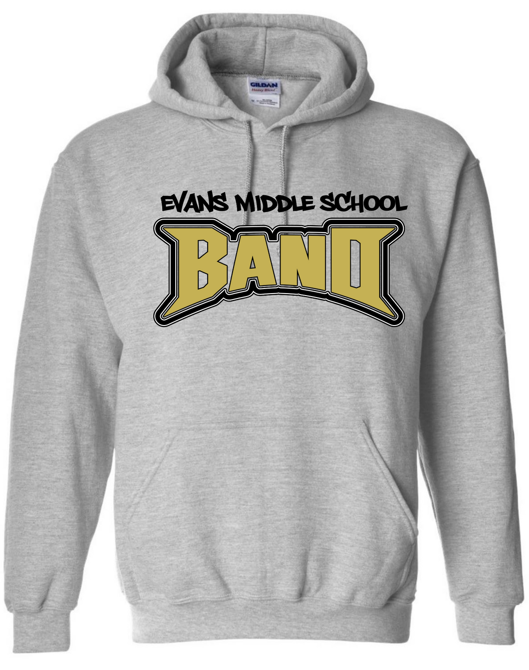 Evans Middle Abstract Band Hoodie