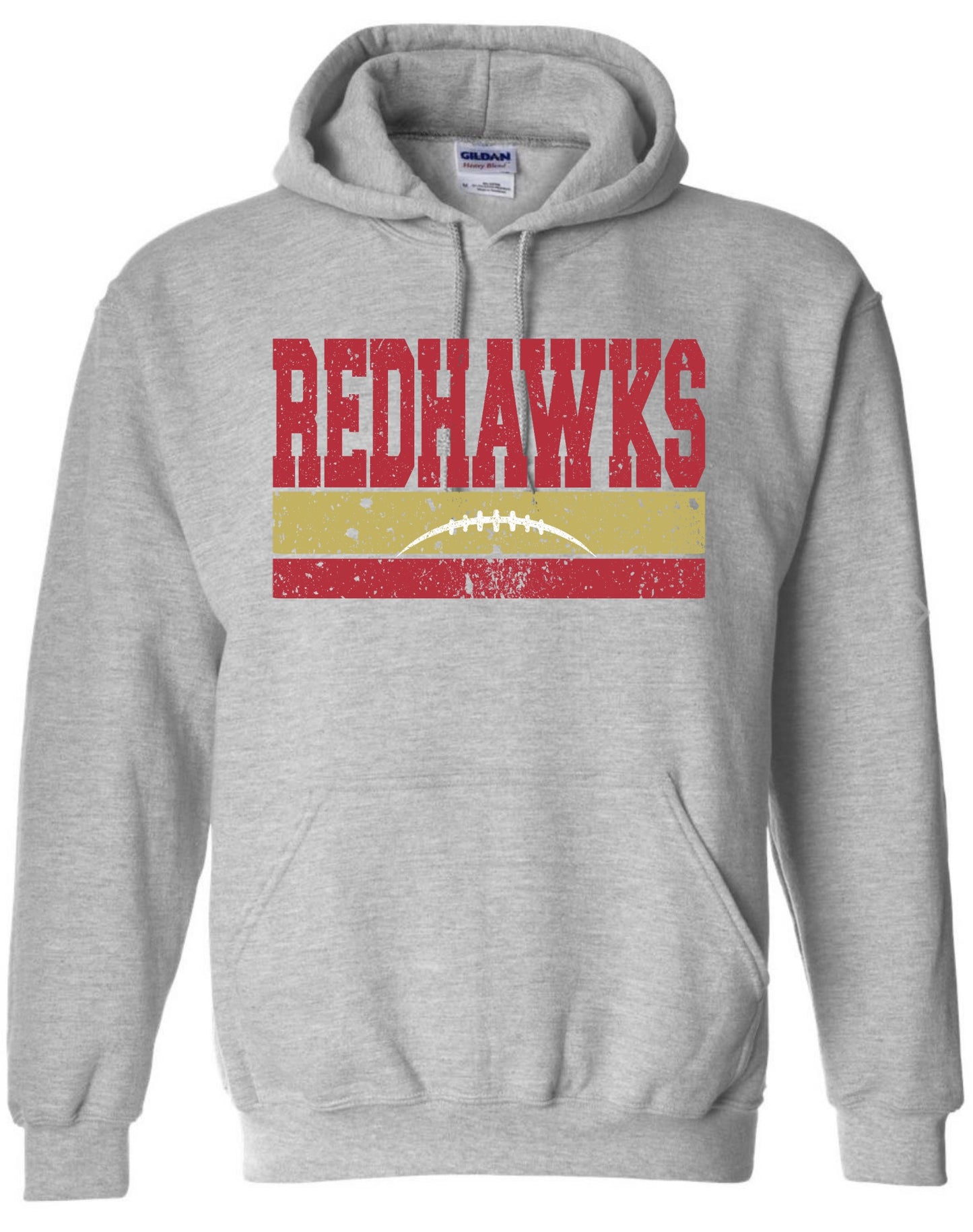 Redhawks Varsity Line Football Hoodie