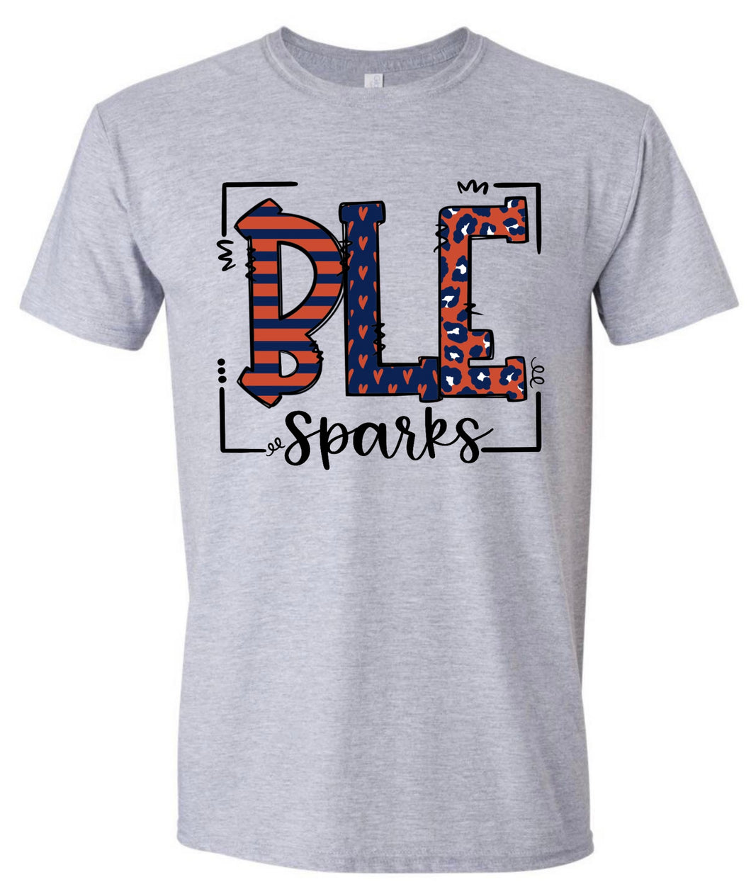 BLE Sparks Doodle Design Tshirt