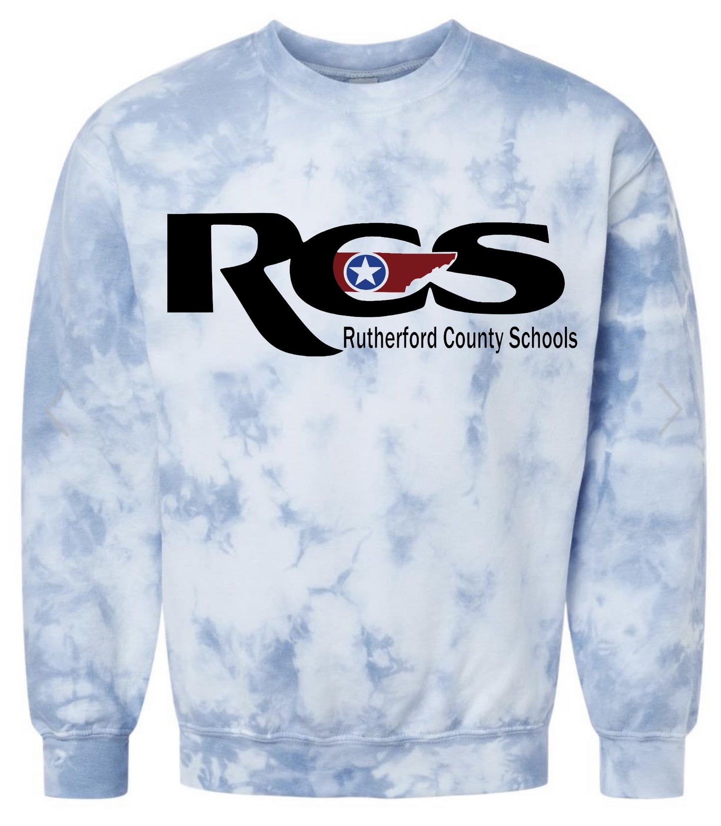 RCS Blue Tie Dye Sweatshirt