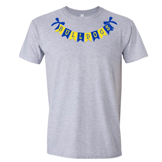 Bulldogs Bow Pennant Tshirt