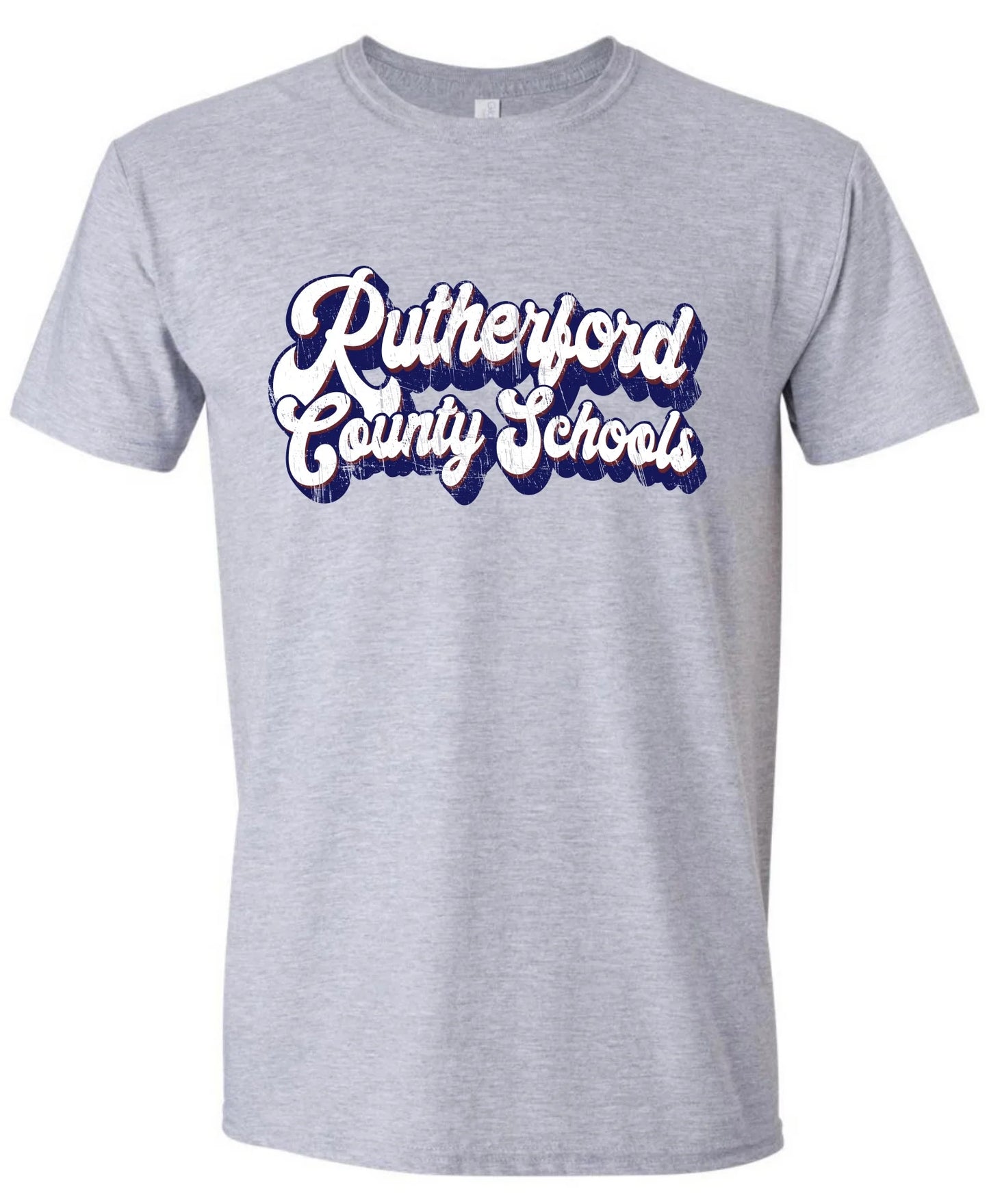 Rutherford County Retro Distressed Tshirt