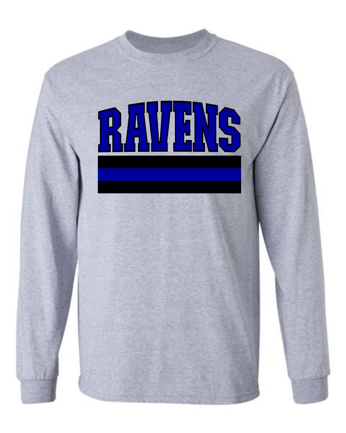 Ravens Varsity Stripe Longsleeve Tshirt