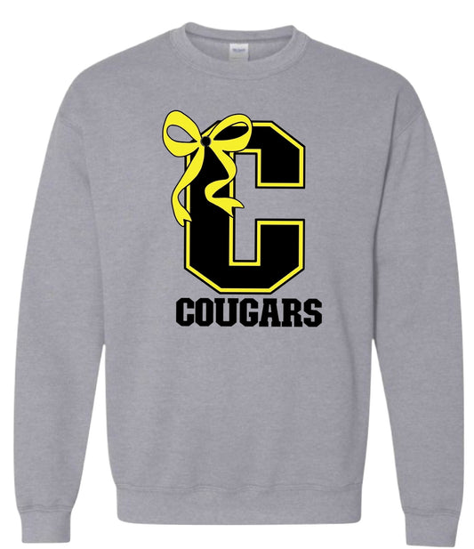 *NEW* Cougars Bow Sweatshirt