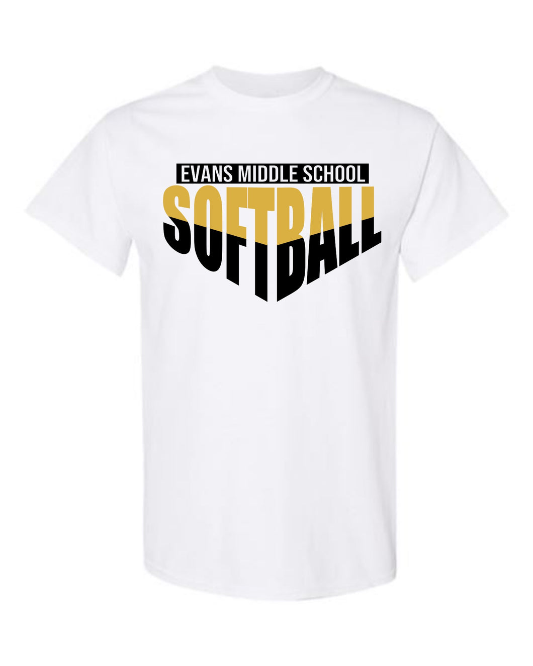 Evans Middle Softball Diamond Tshirt