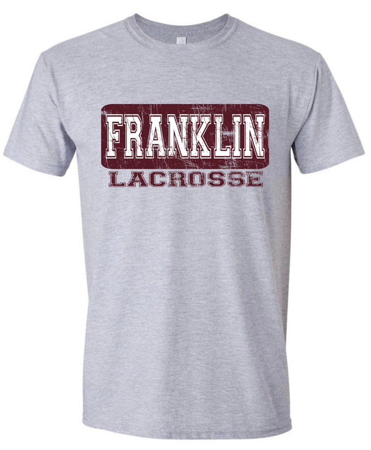 Distressed Franklin Lacrosse Tshirt