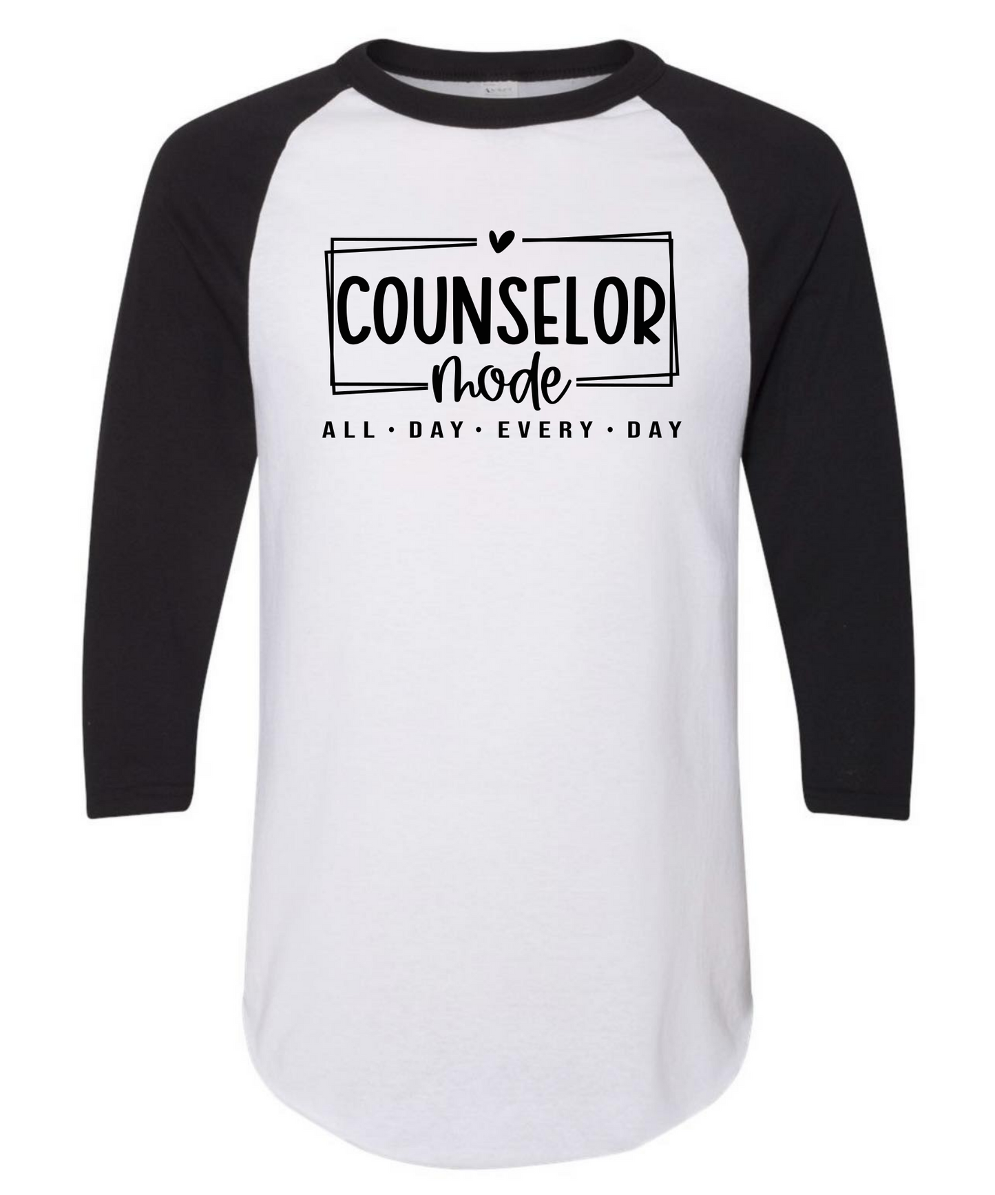 School Counselor Mode 3/4 Sleeve Tshirt