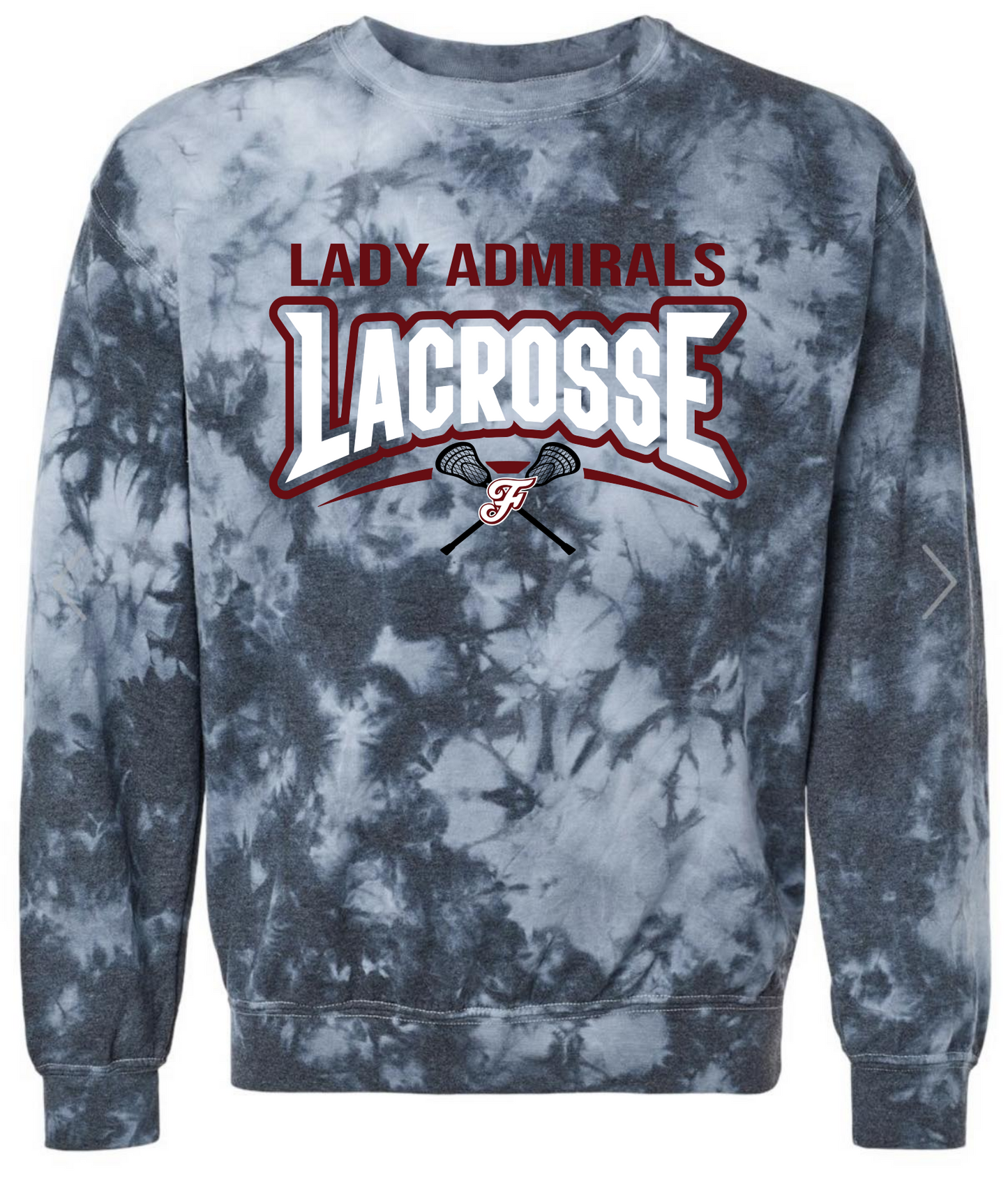 Lady Admirals Lacrosse Tie Dye Sweatshirt