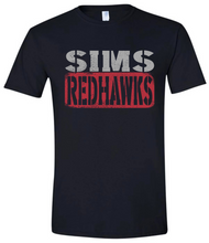 Load image into Gallery viewer, SIMS Redhawks Stencil Tshirt
