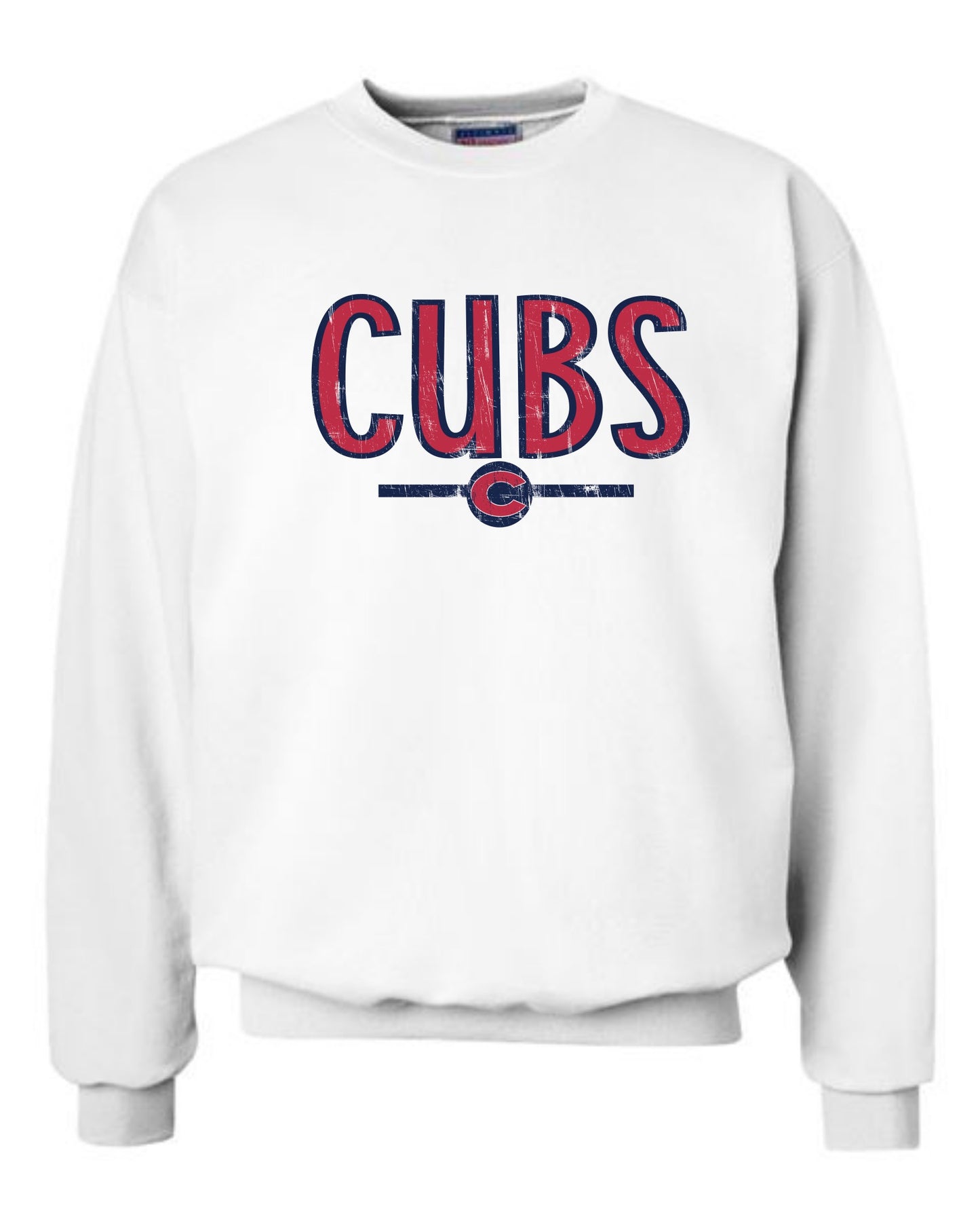 Distressed Cubs Sweatshirt