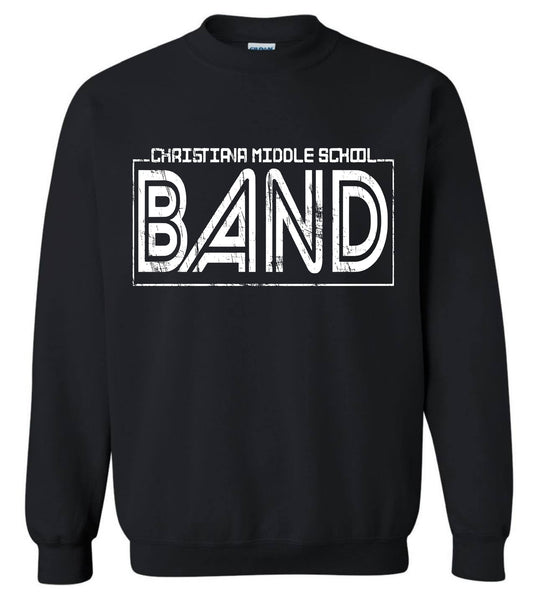 Christiana Middle School Band Distressed Sweatshirt